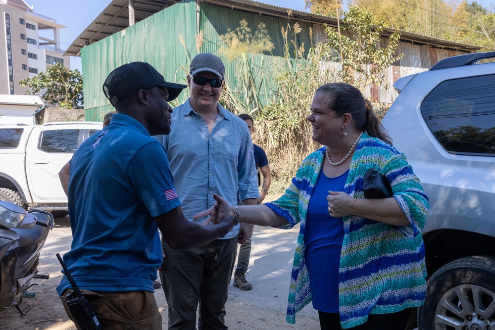 U.S. Ambassador to Lao PDR Heather Variava Visits DPAA Site