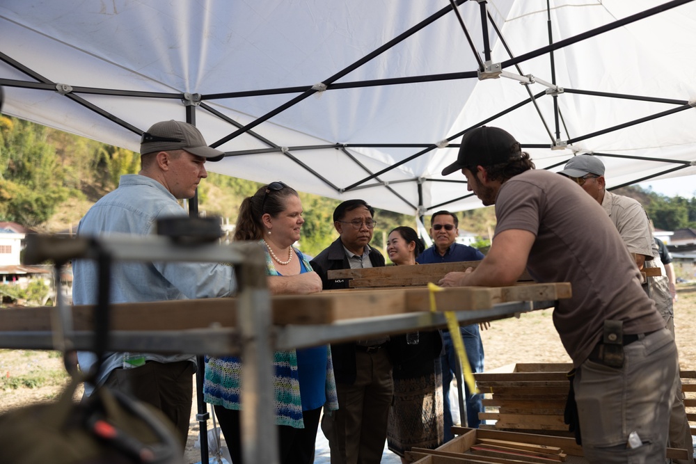 U.S. Ambassador to Lao PDR Heather Variava Visits DPAA Site