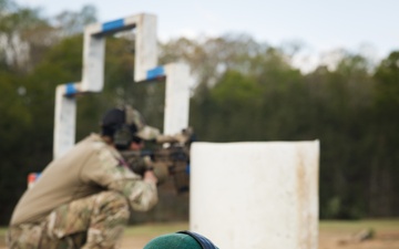 Royal Marine Commandos Compete in Inter-Corps Team Match during the Marine Corps Marksmanship Championships