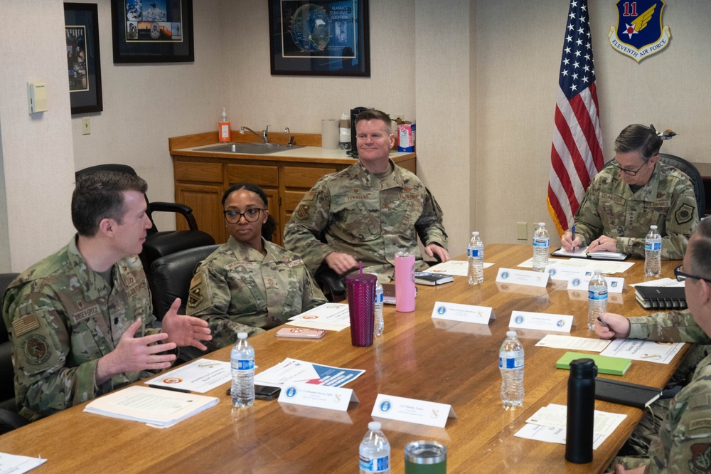 COMPACAF visits Eielson AFB