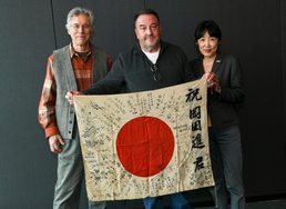 WWII ‘Good Luck Flag’ transfer offers closure while honoring reconciliation