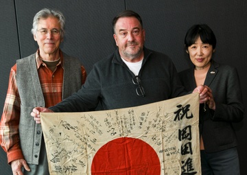WWII ‘Good Luck Flag’ transfer offers closure while honoring reconciliation
