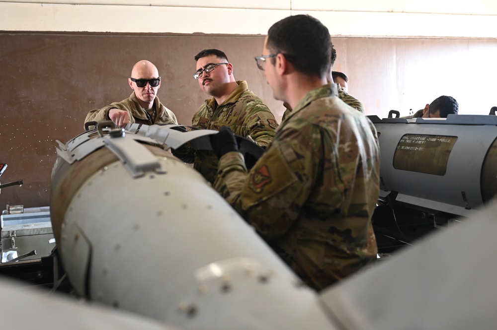 8th MXS Airmen conduct combat munitions training