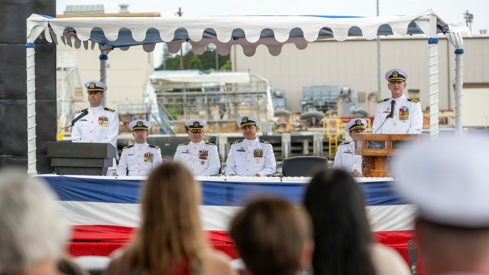 USS Vermont (SSN 792) Change of Command Ceremony