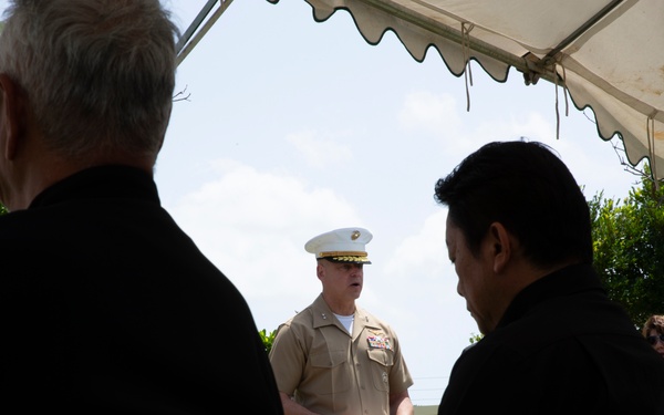 Shikina family hosts U.S. service members at Ishigaki Memorial Ceremony 80th anniversary
