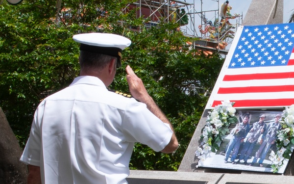 Shikina family hosts U.S. service members at Ishigaki Memorial Ceremony 80th anniversary