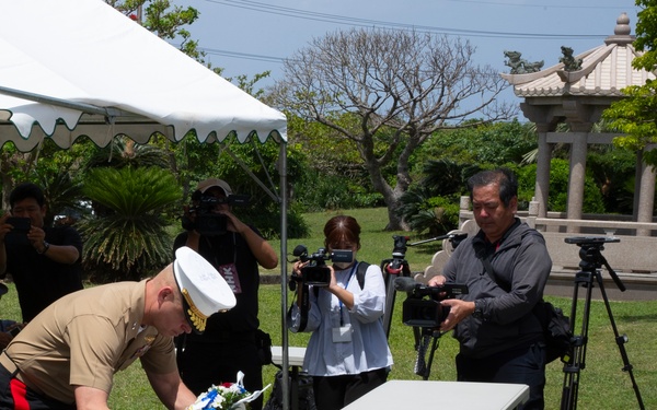 Shikina family hosts U.S. service members at Ishigaki Memorial Ceremony 80th anniversary