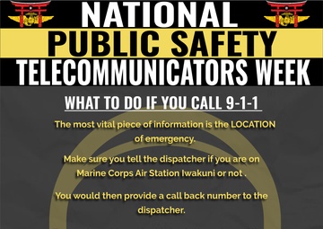 National Public Safety Telecommunicators Week Graphic