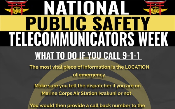 National Public Safety Telecommunicators Week Graphic