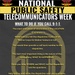 National Public Safety Telecommunicators Week Graphic