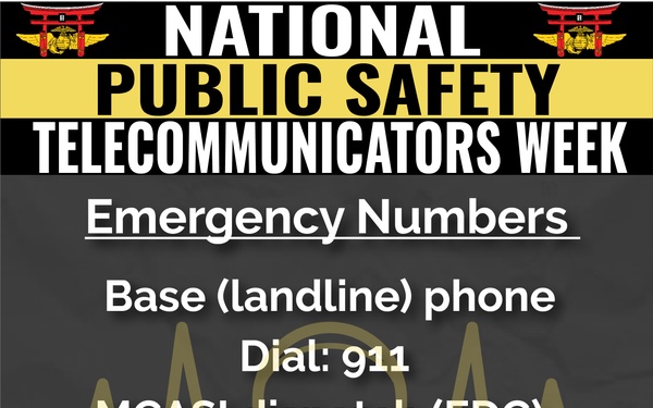 National Public Safety Telecommunicators Week Graphic