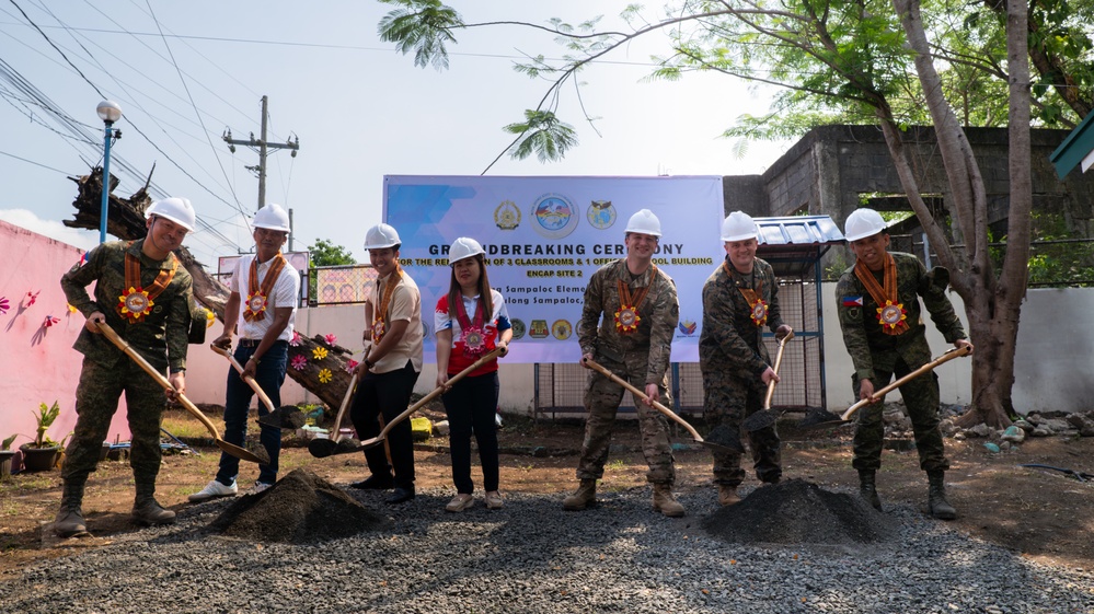 Balikatan 25: US, Philippine service members commemorate groundbreaking ceremony