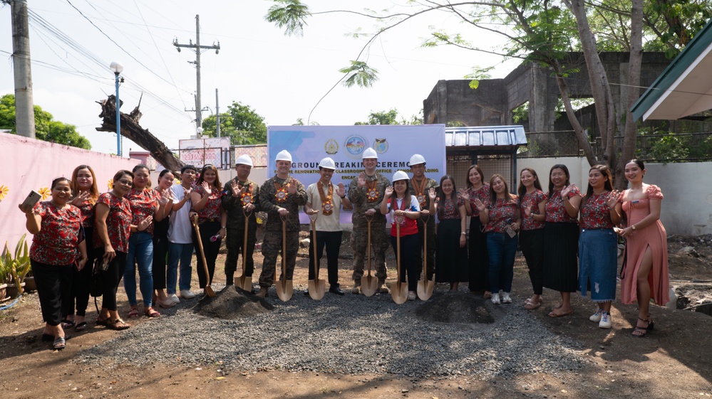 Balikatan 25: US, Philippine service members commemorate groundbreaking ceremony