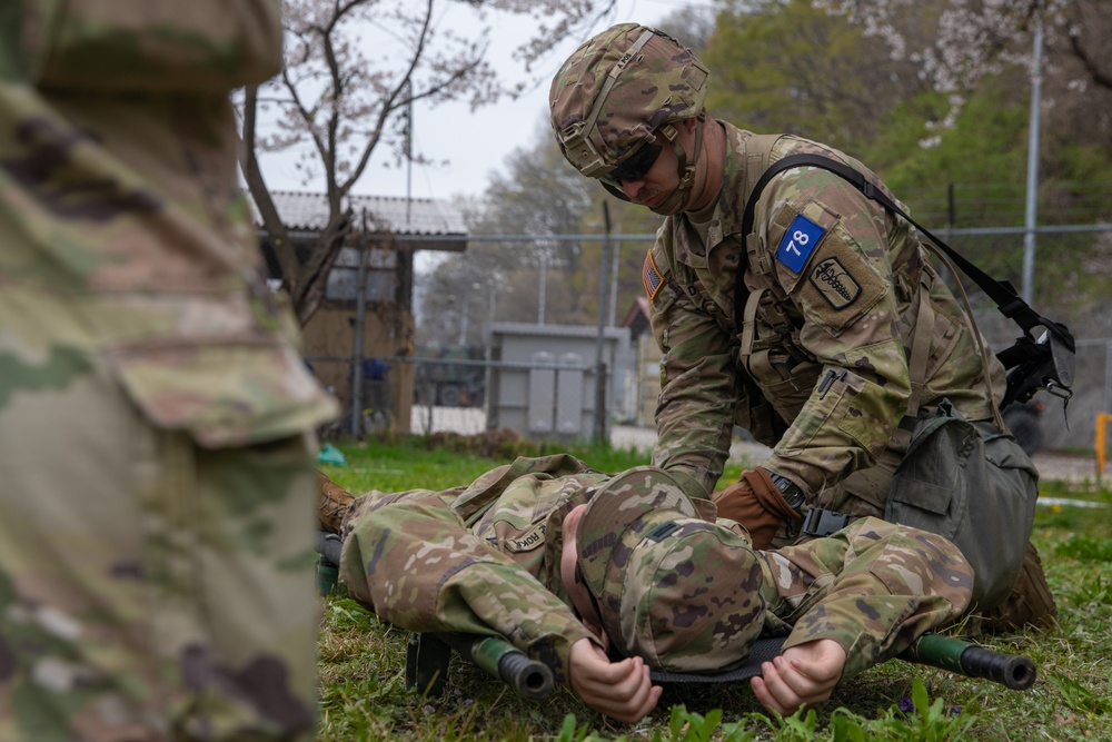 Soldiers Train To Get Their Expert Field Medical Badge