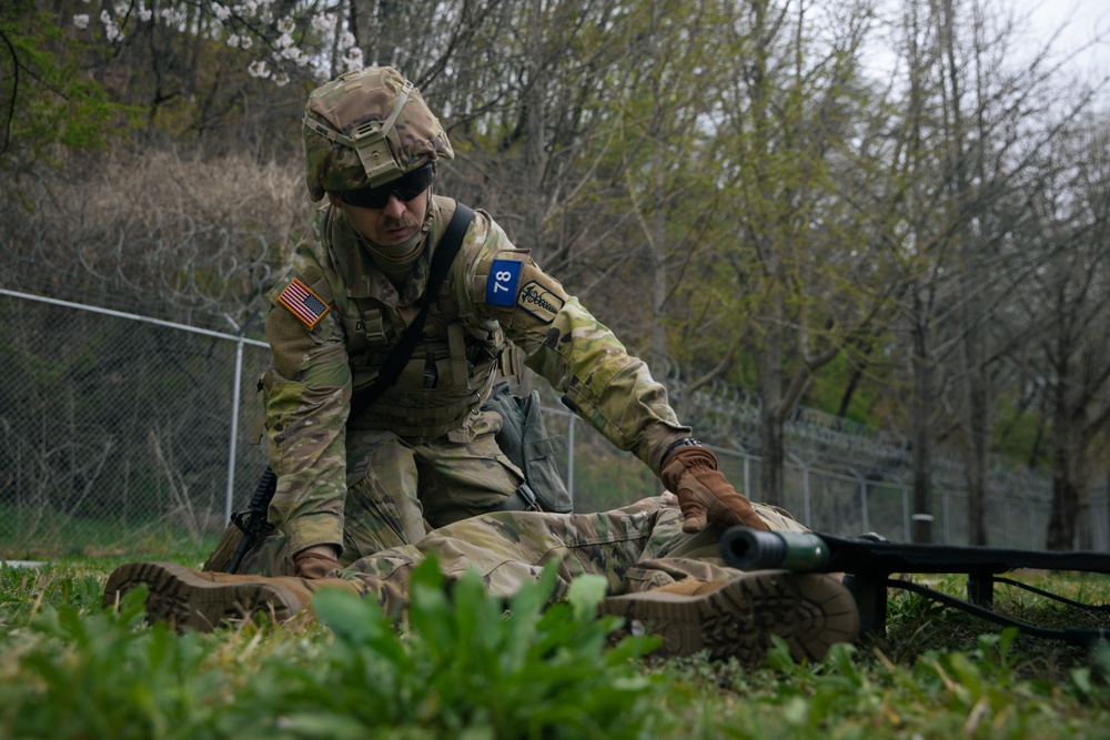 Soldiers Train To Get Their Expert Field Medical Badge