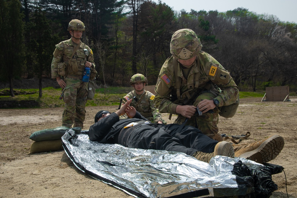 Soldiers Train To Get Their Expert Field Medical Badge