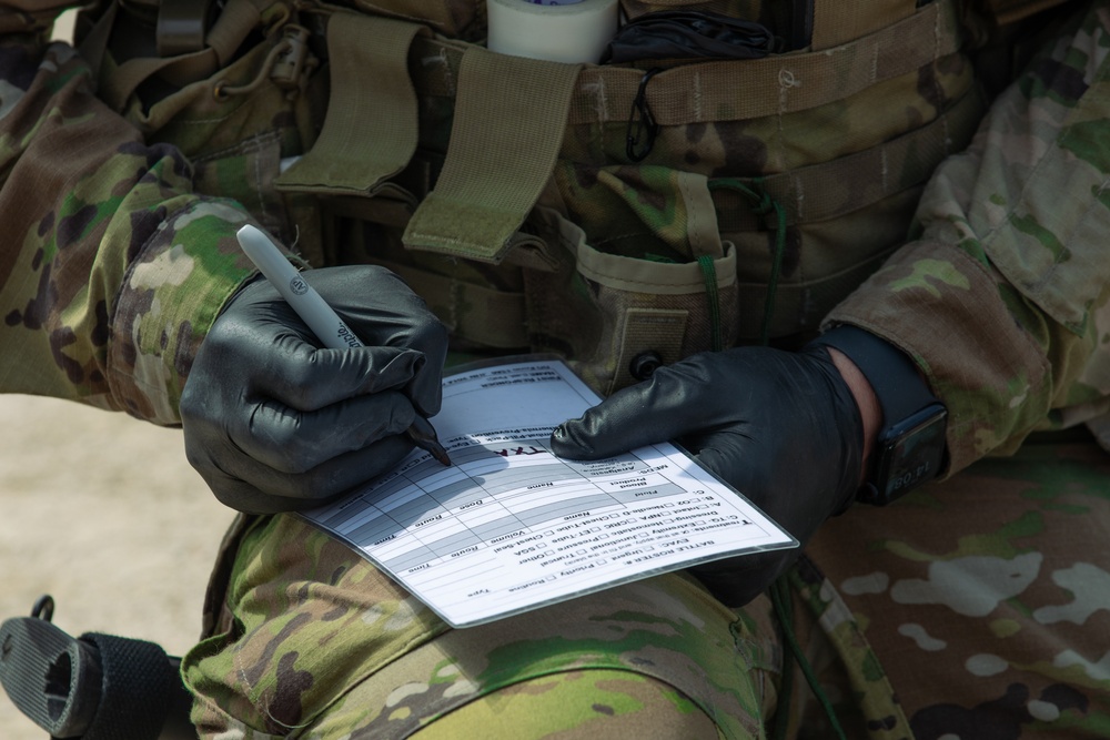 Soldiers Train To Get Their Expert Field Medical Badge