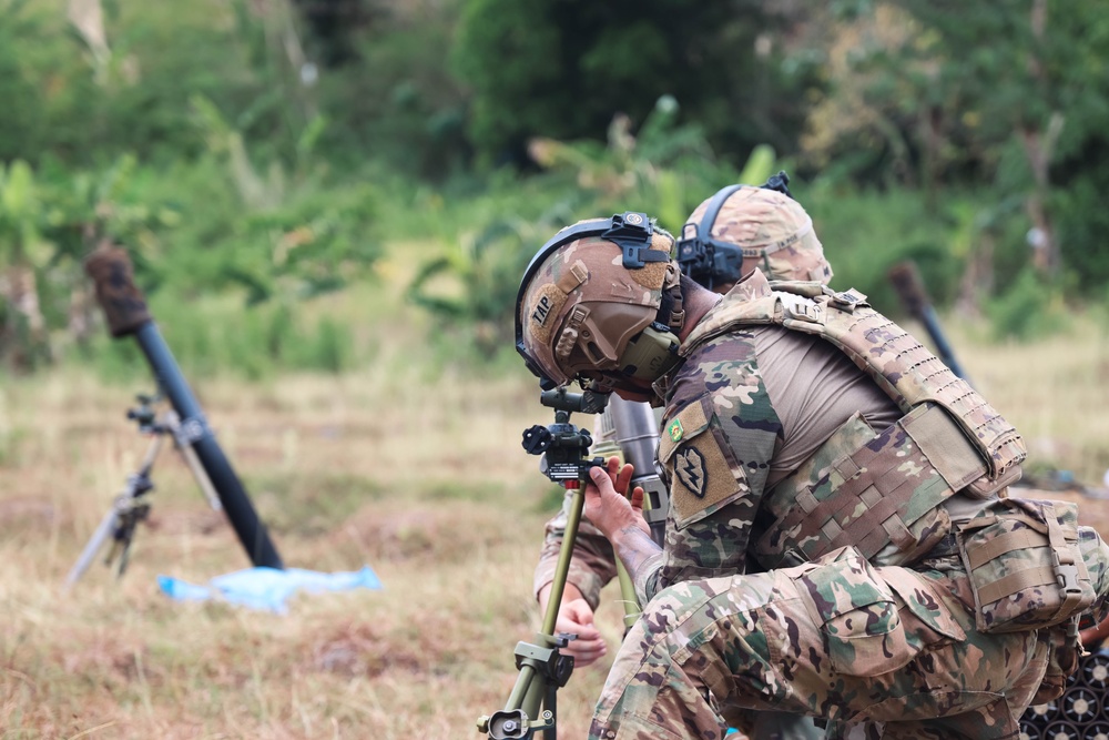 Partner Forces Conduct Mortar Live Fire During Salaknib 2025