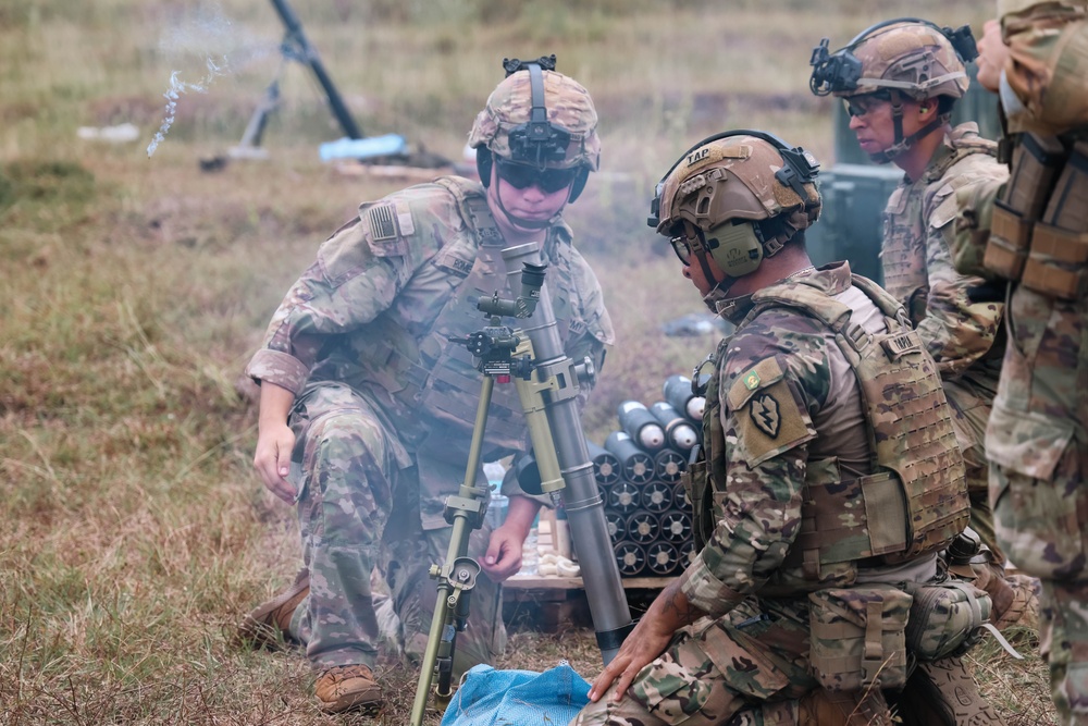 Partner Forces Conduct Mortar Live Fire During Salaknib 2025