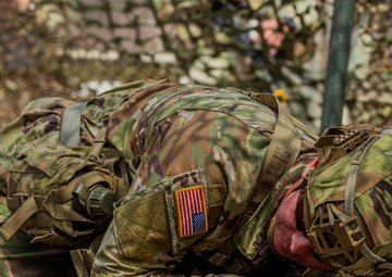 Soldiers Conduct Land Navigation During E3B Event