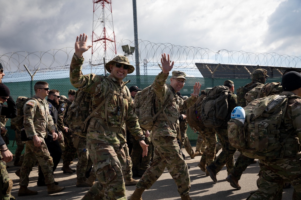 KFOR soldiers participate in DANCON at Camp Novo Selo