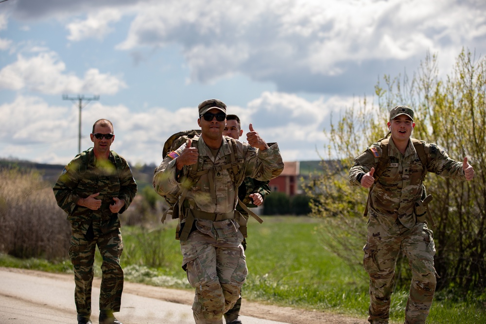 KFOR soldiers participate in DANCON at Camp Novo Selo