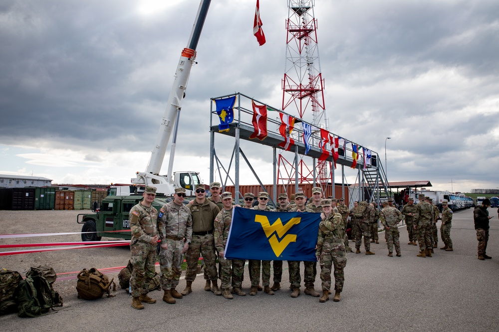 KFOR soldiers participate in DANCON at Camp Novo Selo