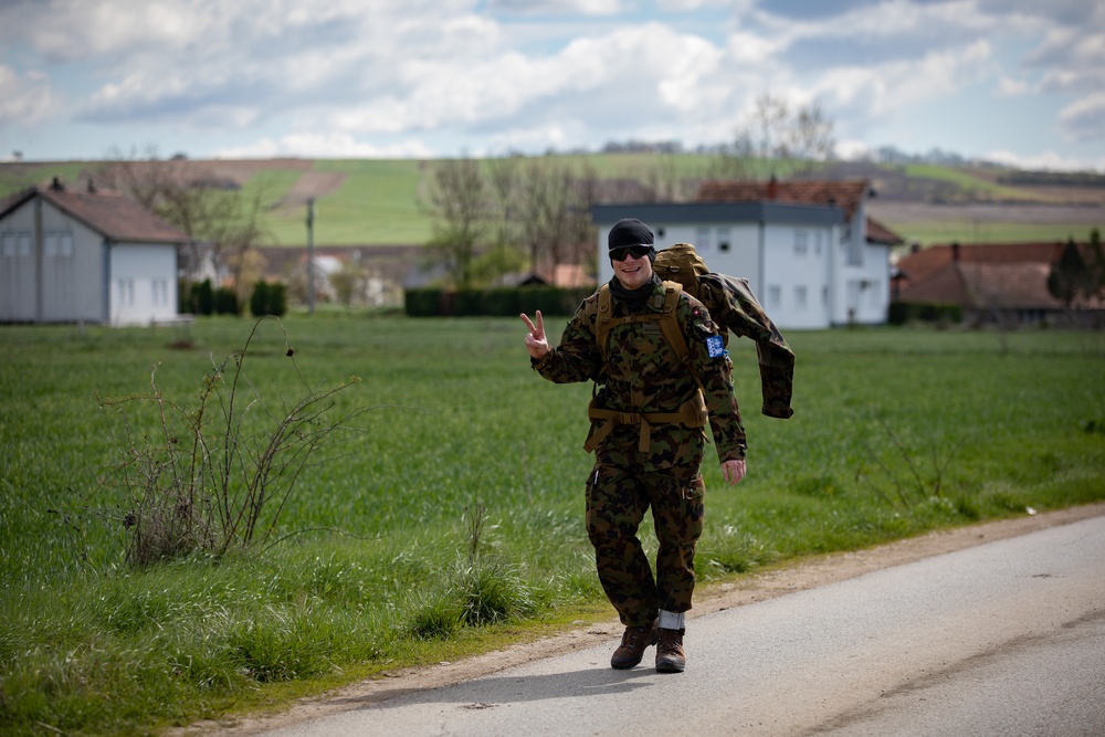 KFOR soldiers participate in DANCON at Camp Novo Selo