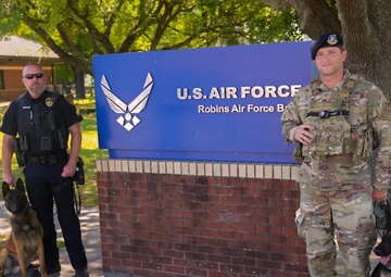 Robins’ military working dogs, Warner Robins Police team up to protect community
