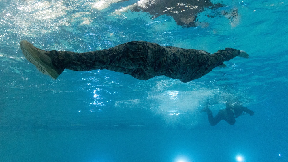 MARSOC Marines Conduct Swim Qualification