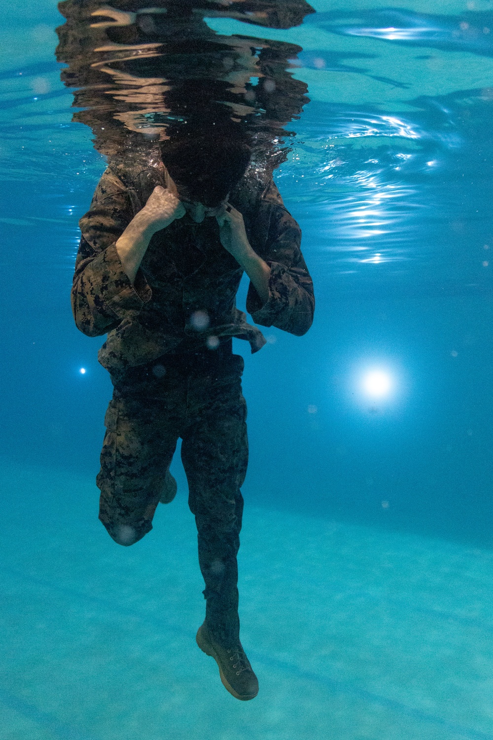 MARSOC Marines Conduct Swim Qualification