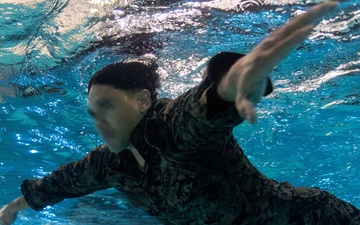 MARSOC Marines Conduct Swim Qualification