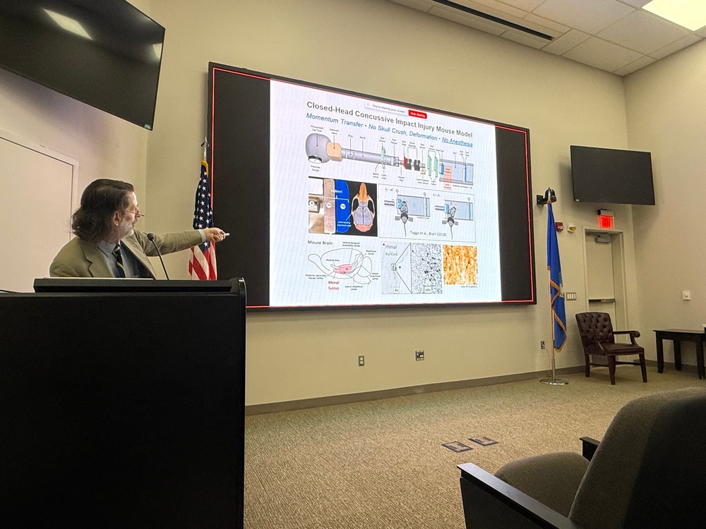 BU Professor Presents on Brain Trauma During NAMRU Dayton Science Symposia