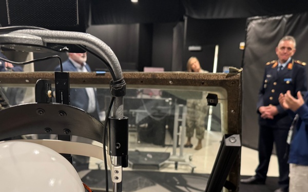 German Air Force surgeon general visits NAMRU Dayton, observes DRD “Kraken” demonstration