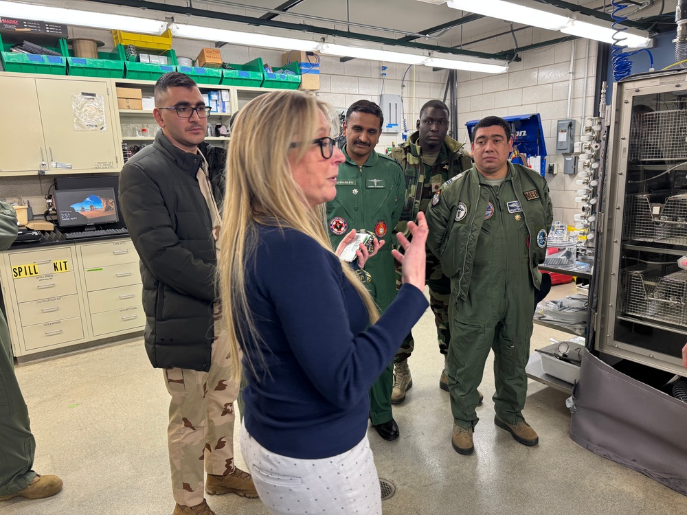 NAMRU Dayton hosts international AAMIMO students