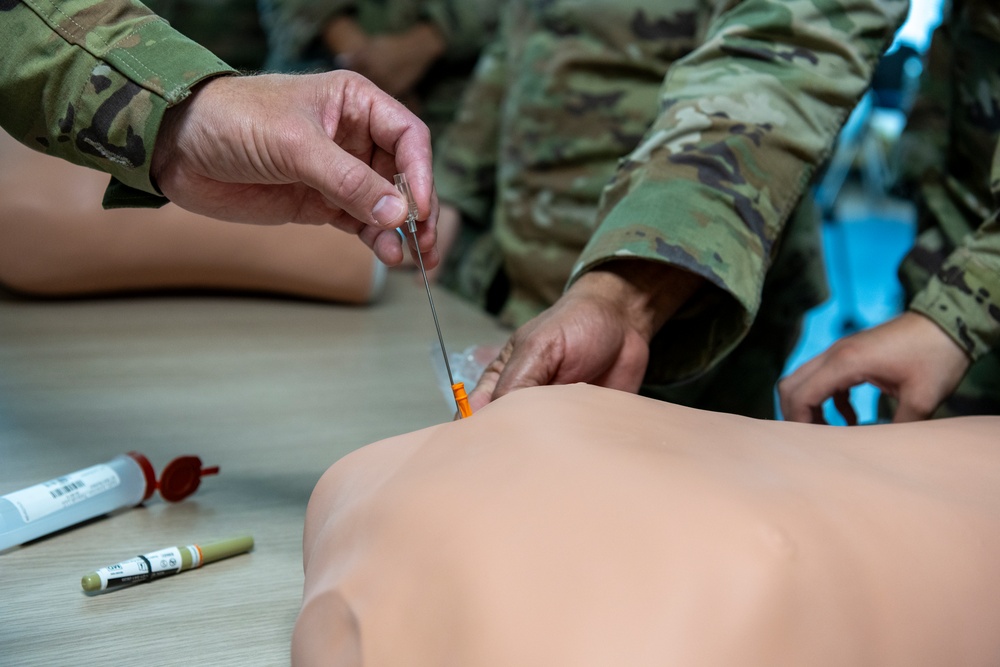 156th MDG trains on TCCC Tier 2