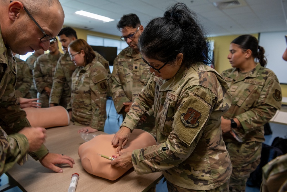 156th MDG trains on TCCC Tier 2