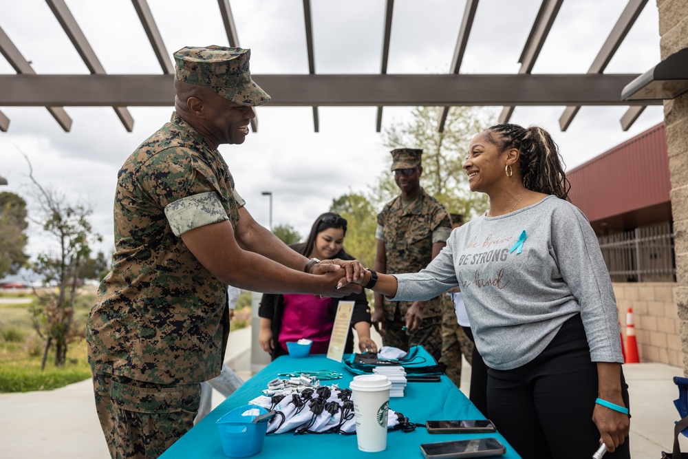 Camp Pendleton SARCs and SAPR VAs spread awareness for SAAPM
