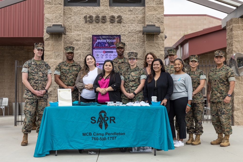 Camp Pendleton SARCs and SAPR VAs spread awareness for SAAPM