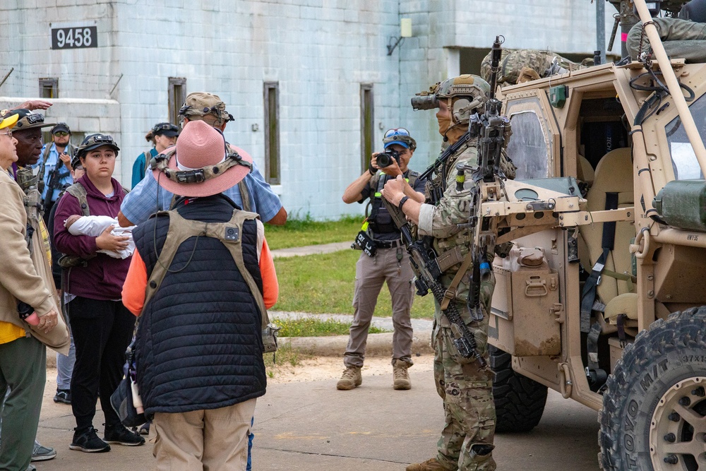5th SFG (A) Soldiers Conduct Military Assisted Departure at Joint Readiness Training Center