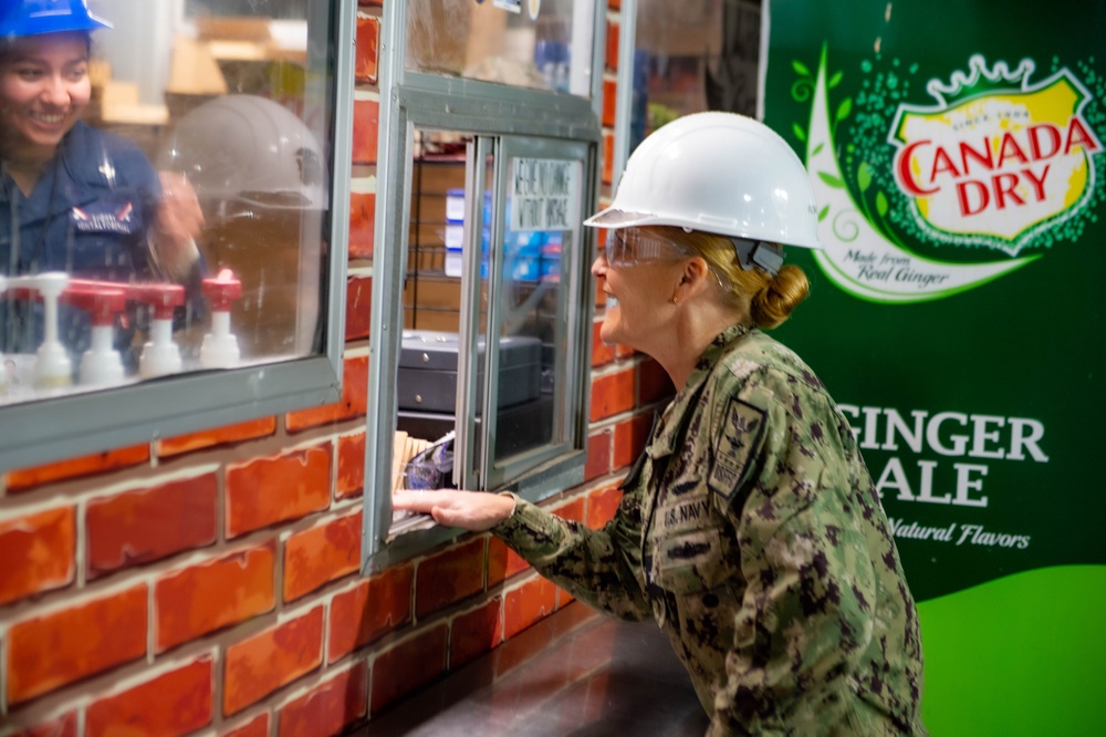 RMDL Treanor Visits the USS John C. Stennis (CVN 74)