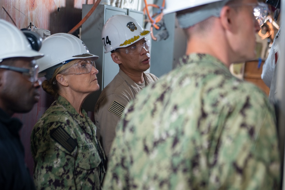 RMDL Treanor Visits the USS John C. Stennis (CVN 74)