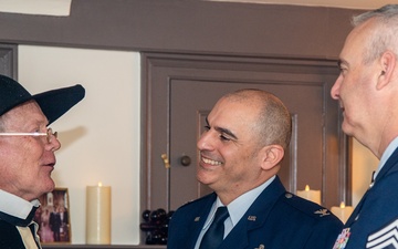 Installation leadership participates in Bedford Liberty Pole Capping