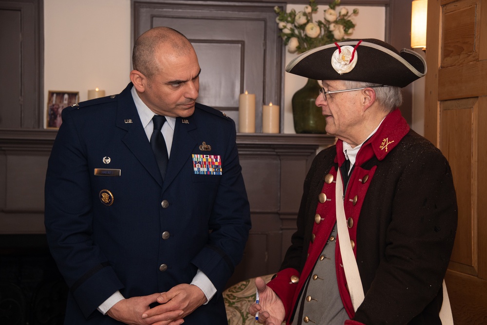 Installation leadership participates in Bedford Liberty Pole Capping