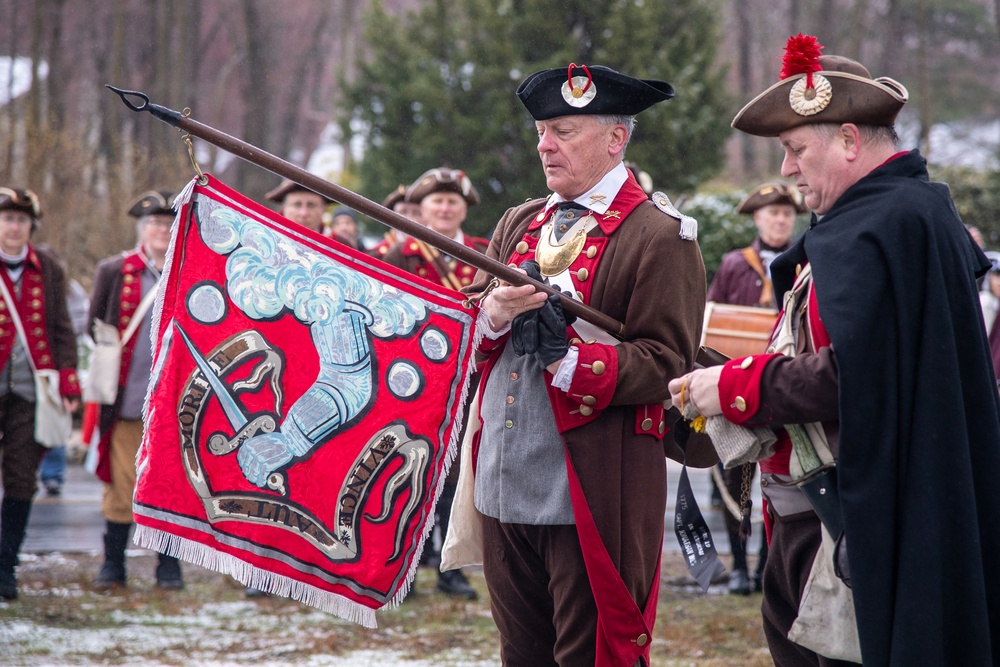 Installation leadership participates in Bedford Liberty Pole Capping
