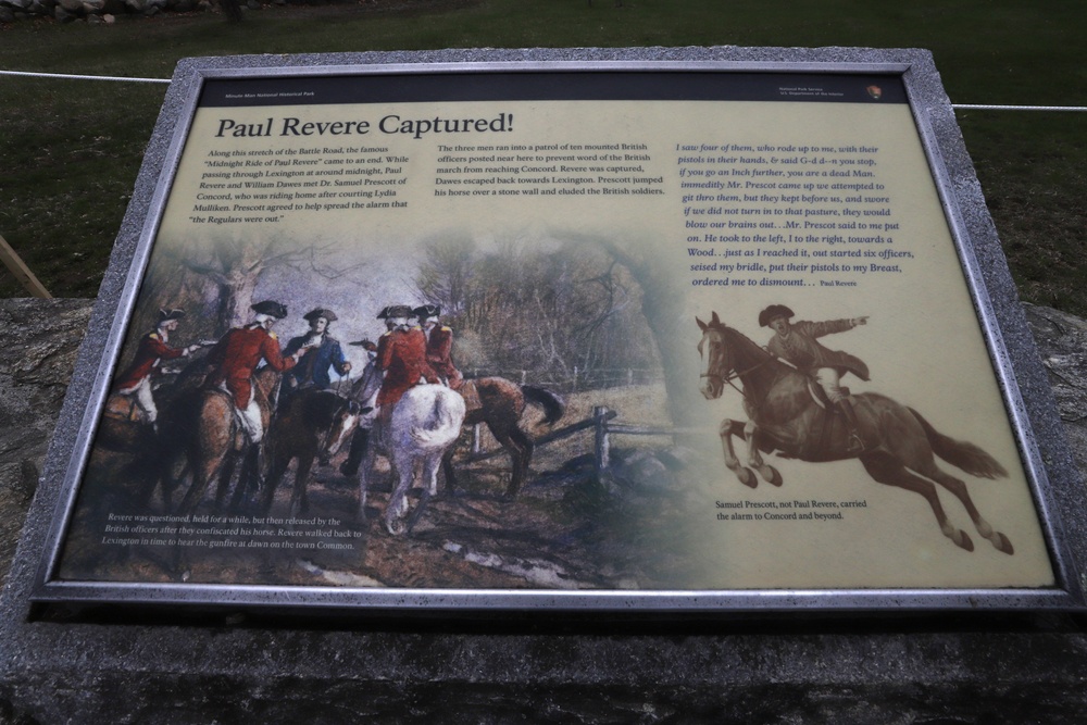 Paul Revere Capture Site