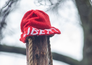 Installation leadership participates in Bedford Liberty Pole Capping