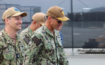 Rear Adm. Chris Cavanaugh Visits Undersea Rescue Command