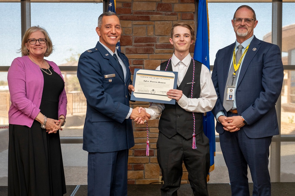 Senior Salute and Cord Graduate Ceremony at Holloman Air Force Base