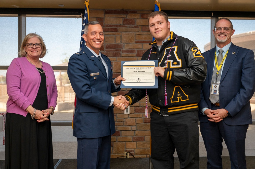 Senior Salute and Cord Graduate Ceremony at Holloman Air Force Base